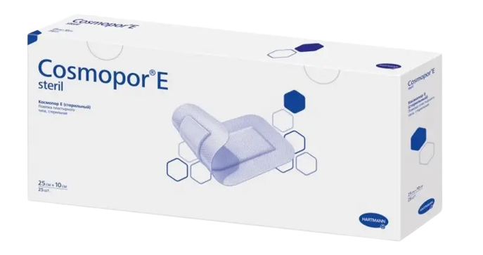 Абсорбуюча адгезивна пов'язка Cosmopor® E steril 25см х 10см 25шт